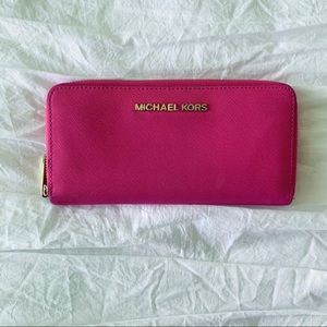 Michael Kors Hot Pink Wallet